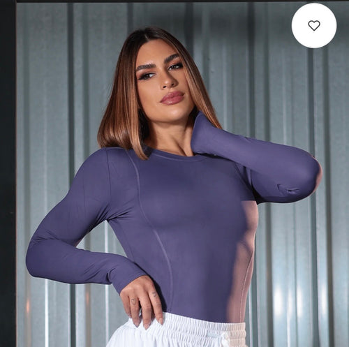Camiseta Térmica Manga Longa Fitness