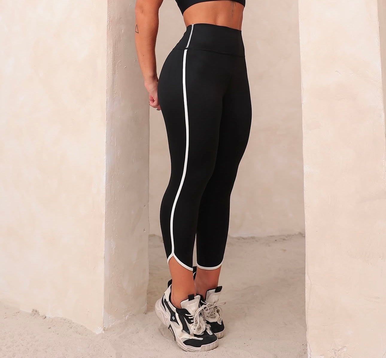 Calça de listra